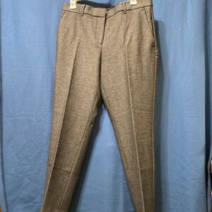 Ann Taylor new ankle pants mid rise slim leg bi-stretch two pockets and zipper